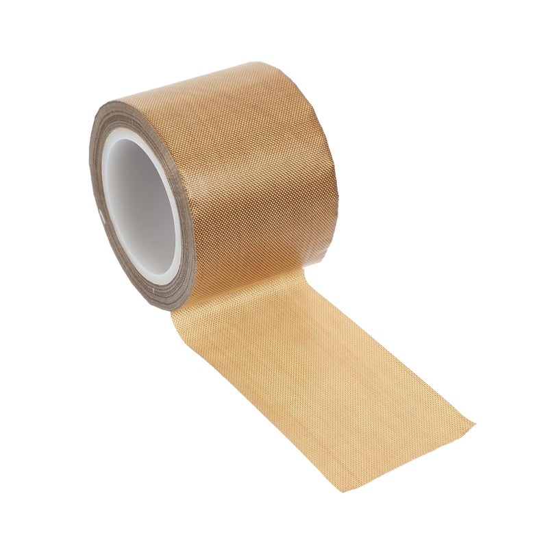 High Temperature Resistant PTFE Cloth Adhesive Tape 2 Inch x 10 Yards Industrial Heat Insulation - Image 1